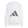 Adidas Duks za dečake sa kapuljačom J Bl Ft Hd 280 KD8457, Beli