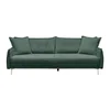 Mega Sofa Kiss-Top tamnozelena