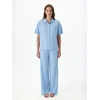 Penti Pižama Pyjama-Sets svetlo modra