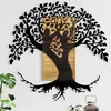 Atelier Del Sofa Zidna dekoracija Monument Tree, 89x3x90 cm, Crna