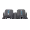 Adapter HDMI AF - RJ45 F CAT6 sa IR funkciom, set 2/1 do 60m