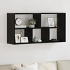 Zidna polica crni hrast 100x25x50 cm inženjerski drvo