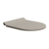 Gsi PURA WC Sedátko SLIM Soft Close Quick Release Tortora Mat/Chrom