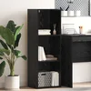 Polica Crni hrast 40 x 30 x 114 cm Konstruirano drvo