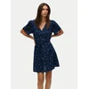 VERO MODA Dolga srajca VMALBA mornarska / rumena / temno zelena