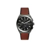 Ročna ura Fossil Everett Chronograph FS5799 Grey/Brwon
