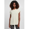 Womens T-shirt with extended shoulder light mint