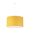 Duolla - Luster na sajli BRISTOL 1xE27/15W/230V prečnik 45 cm žuta/bela