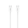 Moxom mx-cb369 pleteni fast 60w 3a type-c na type-c 1m beli Usb data kabal ( U2213 )