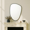 HANAH HOME Ogledalo Pietra Nera Black