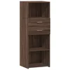 Vidaxl Visoka omara rjavi hrast 45x42,5x124 cm inženirski les