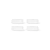 Komplet posod ferm LIVING Ripple Serving Bowls  4-pack