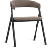 2 KOMADA Dining chair HINDEVAD light brown/black