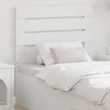 vidaXL Vzglavje z vzglavjem Bela 100 cm Konstruiran les