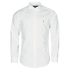 Polo Ralph Lauren  Srajce z dolgimi rokavi CHEMISE AJUSTEE EN OXFORD COL BOUTONNE  LOGO PONY PLAYER MULTICO  Bela