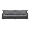 Mega Sofa Kiss plavo-siva