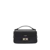 LACOSTE Torba za čez ramo Lacoste Sac Bandouliere Champs Elysees Noir črna