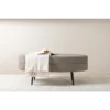 Venture Design Tabure Otto 100x40x41 cm sivo-bež in črn