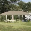 vidaXL Zložljivi šotor za zabave 575 x 290 x 245 cm Krem