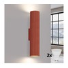 Brilagi - LED zidno svetlo CRESTO 2xGU10/10W/230V 30 cm crvena