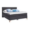 Esposa POSTELJA BOXSPRING 140 cm x 200 cm , tekstil antracit