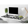 Decormat Namizna podloga White feathers 100x50 cm