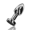 ToyJoy Buttocks The Glider Vibrating Metal Buttplug Small Silver