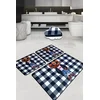 Lessentiel Maison Kupatilski otirač Heat, 3 komada, Teget