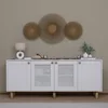 Hanah Home Konzolni sto Bohemian 1600-146, 180x75x40 cm, Beli