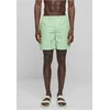 Mens Swimsuit Block Swim Shorts - Green