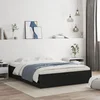 Okvir kreveta s ladicama crni 140 x 200 cm konstruirano drvo