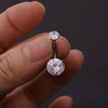 Piercing uhan Lia - srebrna / krog KP23612
