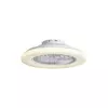Stropni ventilator bel 48,5 cm vklj. LED zatemnilna RGB z daljinskim upravljalnikom - Clemo