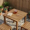 Gornji dio stola 50 x 50 x 3,5 cm Četvrtasti Čvrsto teak drvo