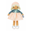 Bábika pre bábätká Chloe K Doll Tendresse Kaloo 32 cm v riflovom kabátiku z jemného textilu v darčekovom balení od 0 mes K963660
