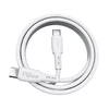MOXOM USB data kabal MX-CB135 PD 60W Type-C na Type-C 2m/ bela