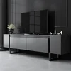 Hanah Home TV Komoda Yildiz, 180x50x30 cm, Antracit-Crna