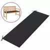 Jastuk za vrtnu klupu antracit 150 x 50 x 3 cm tkanina Oxford