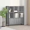 Ormarić za knjige 2 pcs Siva Sonoma 99,5 x 30 x 108 cm
