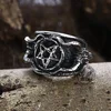 Prstan Baphomet Sigil Occultism - 11207-SI-BXG