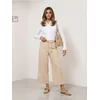 Sinsay - Culotte pantalone sa viskozom - nude