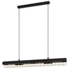 EGLO viseća lampa ALFONSINE 4xE27 116 cm crna mesingana žica 390059