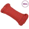 Vidaxl vidaXL Jadralna vrv, rdeča, 4 mm, 50 m, polipropilen