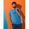 Sinsay - Pamučna majica sa printom - plava