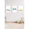 Wallity Uramljena slika Huhu151, 30x40 cm , 3 dela