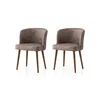 Hanah Home Set stolica Zen-4204 V2, 63x56x103.5 cm, 2 komada, Sive