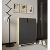 HANAH HOME Ormar za cipele Venedik Safir hrast Antracit