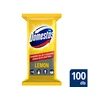 Vlažni robčki, 100 kosov, DOMESTOS XXL citrus, 100 listov