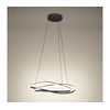 Eglo 390515 - LED prigušiva luster na sajli GUNTIN LED/60W/230V siva + daljinski upravljač