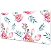 Decormat Podloga za pisalno mizo Cvetje 120x60 cm